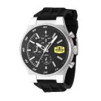 【並行輸入品】 Invicta Racing メンズ 44mm ステンレススチール ブラックダイヤル VD38クォーツ