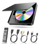 Mini DVD Player HDMI, ARAFUNA DVD Player for TV Included HDMI RCA Cord, All Region Compact DVD Player, Breakpoint Memory Support USB, Built-in PAL/NTS