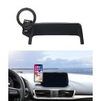 【並行輸入品】 MaserWeller 車用携帯電話ホルダー 2017 2018 2019 マツダ 3 アクセサリー 7インチスクリーン固定クリップ 360°回転携帯電話マウント MagSafe対