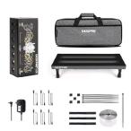 [ параллель импортные товары ] призрак fire - гитара педаль панель, источник питания имеется,19.7 дюймовый ×7 дюймовые легкосплавные колесные диски nium сплав, складной электрический педаль панель 9V/15V,1.5 фунт супер легкий 