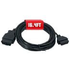 【並行輸入品】 PARANNIC OBD2 延長ケーブル 16.4フィート オス-メス 診断延長アダプターケーブル OB
