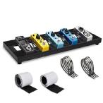 [ параллель импортные товары ] GOGHOST маленький гитара педаль панель,38.1x14.5x1.2cm, aluminium сплав черный эффект Mini педаль панель, склеивание крюк боковой лента имеется 