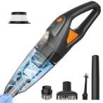 ショッピング掃除機 コードレス 強力 【並行輸入品】 GHUSTAR ハンドヘルド掃除機 コードレス - 25000PA 強力吸引 手持ち式車用掃除機 ポータブル マルチノズル付き - 軽量ダストバスター 充電式 自