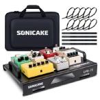 [ параллель импортные товары ] SONICAKE 15 дюймовый гитара педаль панель, гитара эффект свет aluminium сплав педаль панель 15 дюймовый x 11.25 дюймовый дорожная сумка имеется педаль mau