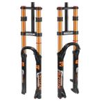 【並行輸入品】 BUCKLOS 29インチ MTB エアサスペンションフォーク 180mm トラベル リバウンド調整 手動ロックアウト ダブルクラウン マウンテンバイク 34mm 支