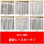 ショッピングレースカーテン レースカーテン 遮光 幅100cm×丈118cm　２枚入り 遮熱 断熱 無地 省エネ 人気 安い 激安 日本製