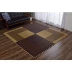 純国産　いぐさラグ  ラグ 正方形 夏用 い草 シンプル   ８２４０７２０　モーニング２　ベージュ 191×191cm