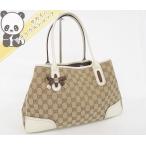 GUCCI ¥È¡¼¥È¥Ð¥Ã¥° ¥×¥ê¥ó¥·¡¼ GG¥¥ã¥ó¥Ð¥¹¡ß¥ì¥¶¡¼ ¥Ù¡¼¥¸¥å¡ß¥ª¥Õ¥Û¥ï¥¤¥È 163805