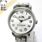 COACH レディース腕時計 SS クォーツ 文字盤ホワイト CA.97.7.14 1153 バングルウォッチ【美品】【Ladys】【watch】