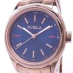 【中古】フルラ エヴァ レディース腕時計 クォーツ GP ブルー文字盤 R4253101501