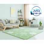 消臭カーペット ホットカーペットカバー 床暖房OK ファブリーズ ラグ 消臭 抗菌 防ダニ 洗濯機洗いOK ウォッシャブル キルナ 約190cmX190cm