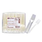 使い捨て フォーク 100本入 （ カトラリー ミニサイズ ミニ 12.5cm 100本 ）