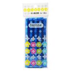 ポリふろしきブルー 2枚 Feeling ( ポリ風呂敷 ビニール風呂敷 風呂敷 水玉風呂敷 水玉 透明 )