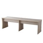 ベンチ　2人掛け　ロングタイプ　モダンデザイン　チェスター　幅150cm （ イス 長椅子 背もたれなし ）