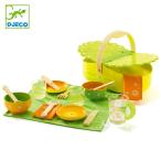 ままごと 木製 マイピクニック 食器セット 知育玩具 ジェコ DJECO ( おままごと セット 遠足ごっこ ピクニック )