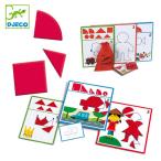 Yahoo! Yahoo!ショッピング(ヤフー ショッピング)パズル エデュルド シェイプス 36ピース おもちゃ 知育玩具 ジェコ DJECO （ 3歳 幼児 木製 玩具 想像力 学ぶ 知育 キッズ 3才 ）