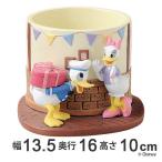 プランター 3号 パーティー ドナルドダック&amp;デイジーダック （ 植木鉢 鉢 園芸用品 ）