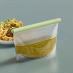 保存袋 500ml シリコンバッグ 湯煎できる Lukue ルクエ （ シリコーンバッグ シリコン容器 シリコン保管袋 食品保存バッグ 保存容器 ストックバッグ ）