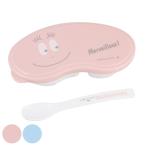  детская смесь посуда Barbapapa BARBAPAPA ложка имеется .... емкость для хранения сделано в Японии ( перевозка детская смесь кейс baby )