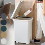 ショッピングダストbox ゴミ箱 45L 2WAY ダストボックス （ ごみ箱 45リットル 幅33 ペダル式 プッシュ式 ふた付き 分別 角型 ワンプッシュ ）