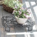 プランタースタンド ココハル のせるんです 角 幅41.4cm （ フラワースタンド 花台 飾り台 フラワー スタンド スチール ）