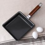 卵焼き器 20×20cm IH対応 鉄製 ワイド 日本製 正方形 （ ガス火対応 オール熱源対応 玉子焼きフライパン エッグパン 卵焼き 玉子焼き フライパン ）