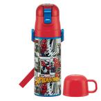 ���� 470ml ���y��2WAY�X�e�����X�{�g�� �X�p�C�_�[�}��25 �i �X�p�C�_�[�}�� �ۗ� �ۉ� ������ �R�b�v�t�� �����v�b�V�� �}�O�{�g�� �R�b�v���� 2way �q�� �j