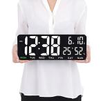  класть часы белый Hour .. двоякое применение цифровой датчик времени LED MAG термометр-гигрометр имеется ( часы цифровой календарь USB большой легктй для просмотра большой экран влажность черный чёрный )