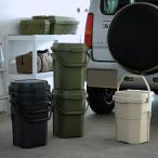 ショッピングバケツ バケツ バケットカーゴ 座れる 収納 四角 オシャレ （ ふた付き 収納バケツ ツールボックス アウトドア キャンプ 釣り 洗車 万能バケツ ）