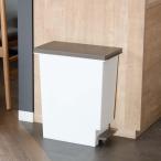 ショッピングダストbox ゴミ箱 30L スリムペダル ふた付きブラウン （ ごみ箱 30リットル スリム ペダル式 ふた付き 角型 キッチン 分別 すき間 幅23.5cm ）