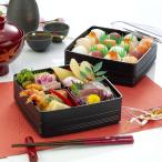 お重 彩り小町 2段重 （ 御重 ファミリーランチボックス 和風 お正月 日本製 ）