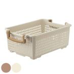  место хранения корзина одежда кейс для хранения свободный корзина S размер ручка имеется бежевый ( ширина 25× глубина 38.5× высота 14cm корзина корзина место хранения ящик для одежды пластик )