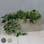 プランター グリッテ 石調FRPプランター 幅60cm 長角 （ プランターカバー スクエア 植木鉢 鉢 底穴 屋外 外 家庭菜園 寄せ植え おしゃれ ）