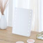  настольный зеркало LED с подсветкой квадратное ( зеркало зеркало настольный с подсветкой одним движением регулировка угла яркость регулировка )