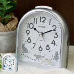 目覚まし時計 連続秒針 静音 ライト