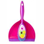 ■在庫限り・入荷なし■vigar（ビガール）　ウォーターカラー ちりとり ほうき セット　ハンディセット　コンパクト PRINTS （ 箒 ホウキ チリトリ 掃除道具