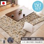 こたつ掛け布団 長方形 200×250cm こたつ布団 省スペース マイクロファイバー 洗える コタツ布団 炬燵布団 掛け布団 イケヒコ エネル