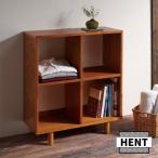 ショッピングアジアン オープンラック 2段 木製 幅70 おしゃれ シェルフ ラック 本棚 書棚 収納 アカシア アジアン ビンテージ 西海岸 HENT-OR70