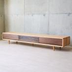 テレビボード 無垢 おしゃれ ナチュラル 木製 和モダン 北欧 ウォールナット タモ 4K 大型テレビ 匠デザイン 幅200 TVボード ロータイプ 低め