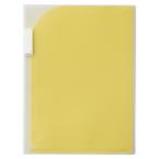 リヒトラブ 2ポケットホルダー Ａ4 黄 F-3410-5 1枚