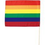 a- Tec большой флаг Rainbow флаг :W59×H44cm флаг стержень :75cm(φ12mm) 18894