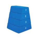  Dan no soft мелкие сколы от камней ..4 уровень длина 80× ширина ( внизу 80, сверху 35)×100cm D-8403