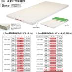 エバニュー 5cm厚 抗菌合成 スポンジマットすべり止付 EKM157 幅150×長600cm 6号帆布