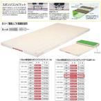 エバニュー 6cm厚合成スポンジコンビマットすべり止付 EKM373 幅120×長300cm 9号帆布