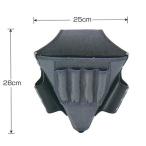 広島 プロユース 地ベラ腰袋 グレー 775-33