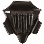 広島 プロユース EVA地ベラ腰袋 艶ブラック 幅260×高さ280mm 775-62