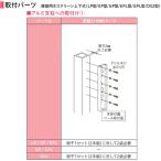 川口技研 腰壁用ホスクリーン用 支柱ジカ付パーツ HP-12