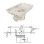  Techno Tec маленький размер водонепроницаемый хлеб p changer te балка TS-340A-W1 W340×D200×H43 слоновая кость белый 