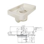  Techno Tec маленький размер водонепроницаемый хлеб p changer te балка TS-340B-W1 W340×D200×H43 слоновая кость белый 