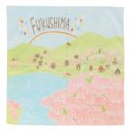 プリントハンカチ福島三春の滝桜47...